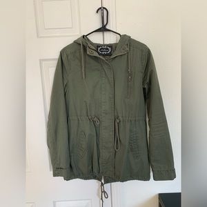 Army green jacket Ambiance brand size Large women’s
